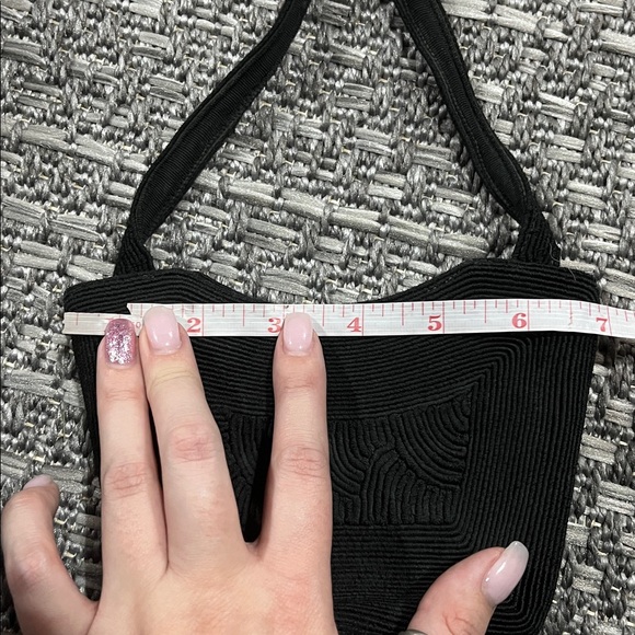 Vintage Black Zipper Purse - Picture 8 of 11